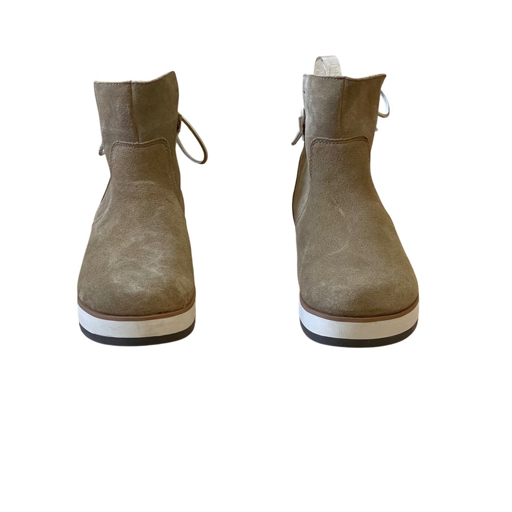 Merrell Women's Juno Bluff Polar Waterproof Suede Ankle Boots Tan Winter Boots